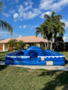 Backyard Bounce House Party