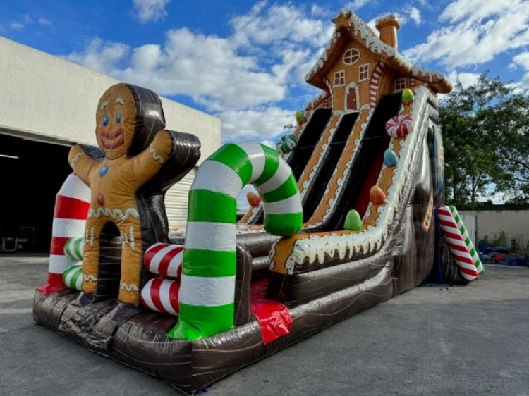 gingerbread house 4 1704822627 big Bounce House Party Rental Palm Beach Gardens