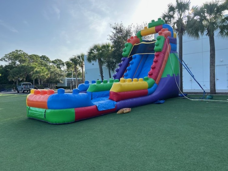 Lego Blocks Water Slide 18ft